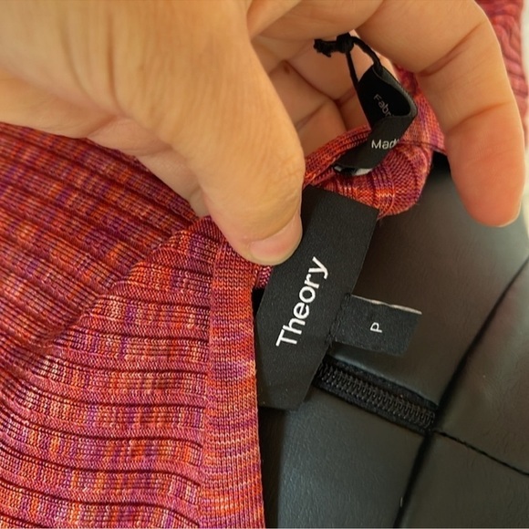 Theory viscose ( cardigan ) sweater this could be used as a sexy dress top too - Picture 8 of 12